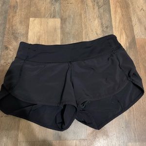 Lululemon size 4 black shorts gently used